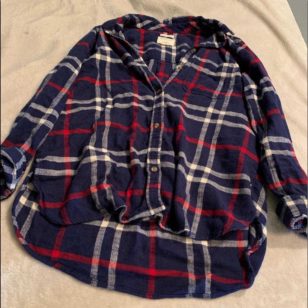 American eagle flannel button up